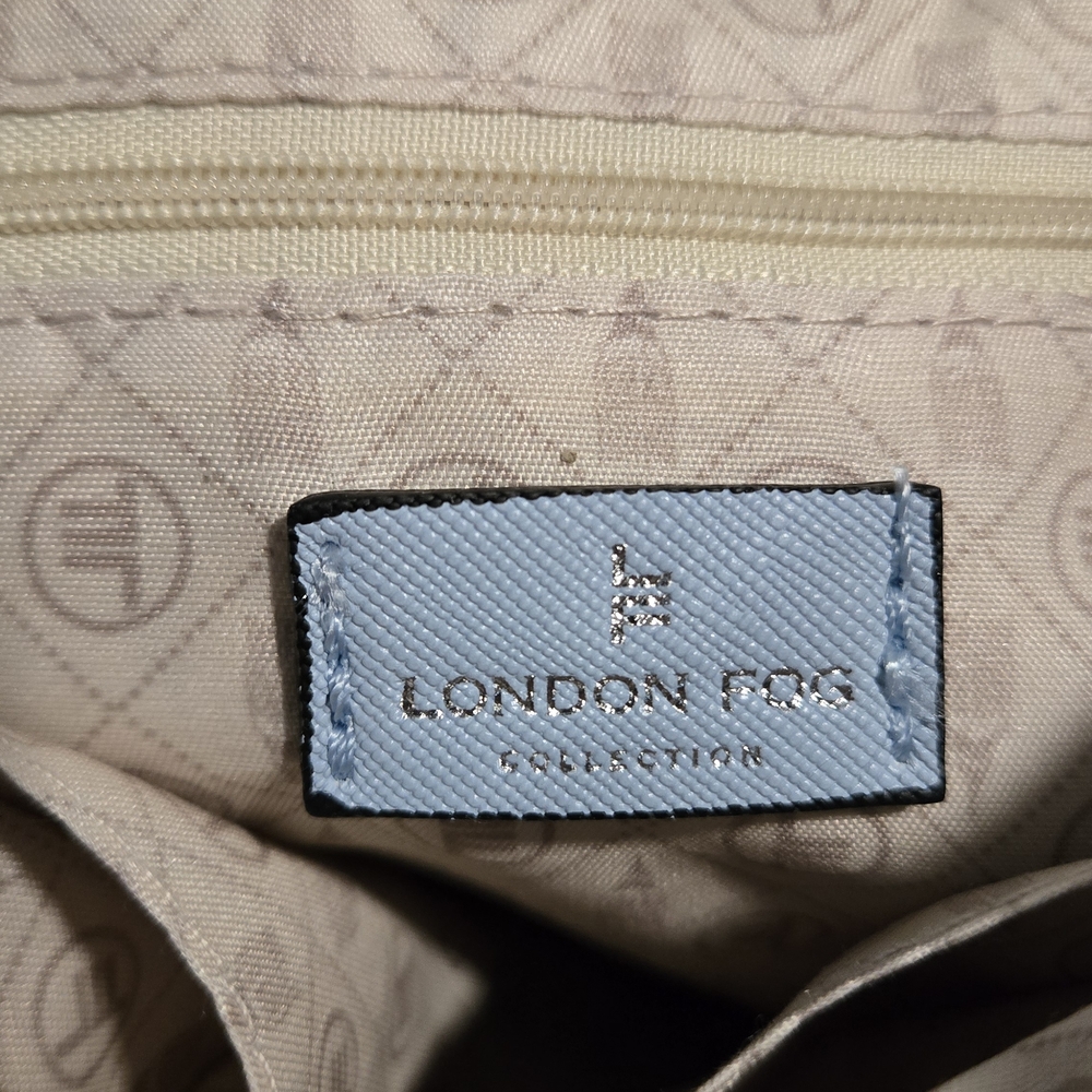 London Fog Sky Blue Large Crossbody Bag - Picture 8 of 13
